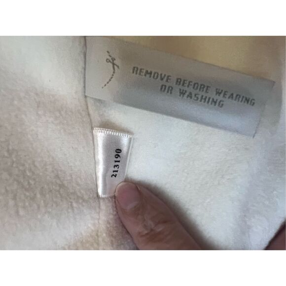 Ann Taylor Loft Red Quilted Down Puffer Vest Womens Size LP Fleece Lined Hooded - Picture 5 of 7